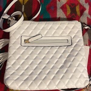 NWT white crossbody quilted purse from Lovevook